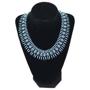 Handmade Turkish Turquoise Fine Beaded Necklace